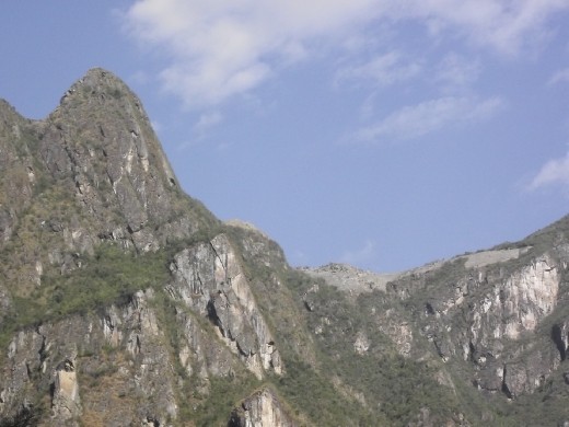 le Macchu Picchu vu d'en bas...autant vous dire que ca nous a un peu découragé!