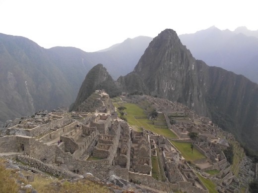 enfin...le Macchu Picchu! (6h, pas encore de soleil)
