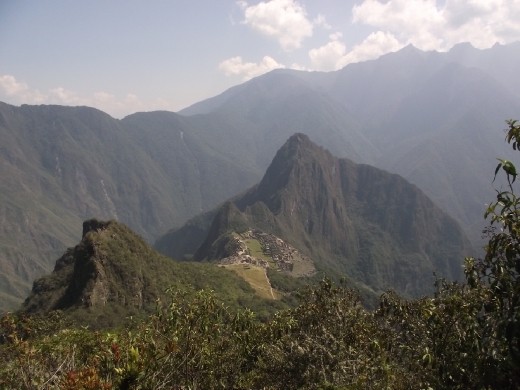 le Macchu PIcchu vu de haut