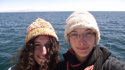 sur le bateau pour l'Ile du Soleil