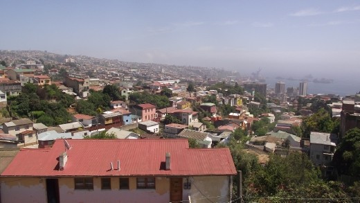 vue de Valparaiso
