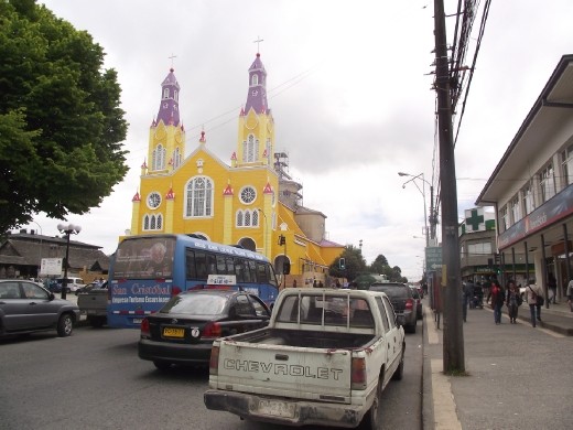 L'église de Castro capitale de chiloe