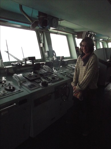 la salle des commandes (Lucie était heureuse!)