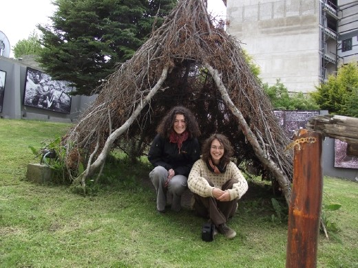 Hutte de yamanas (peuple indigène)