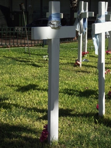 Les tombes des disparus pendant la dictature