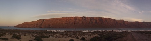 La Santa, vu depuis notre tente