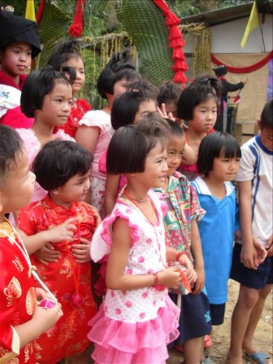 Reading the story of the village