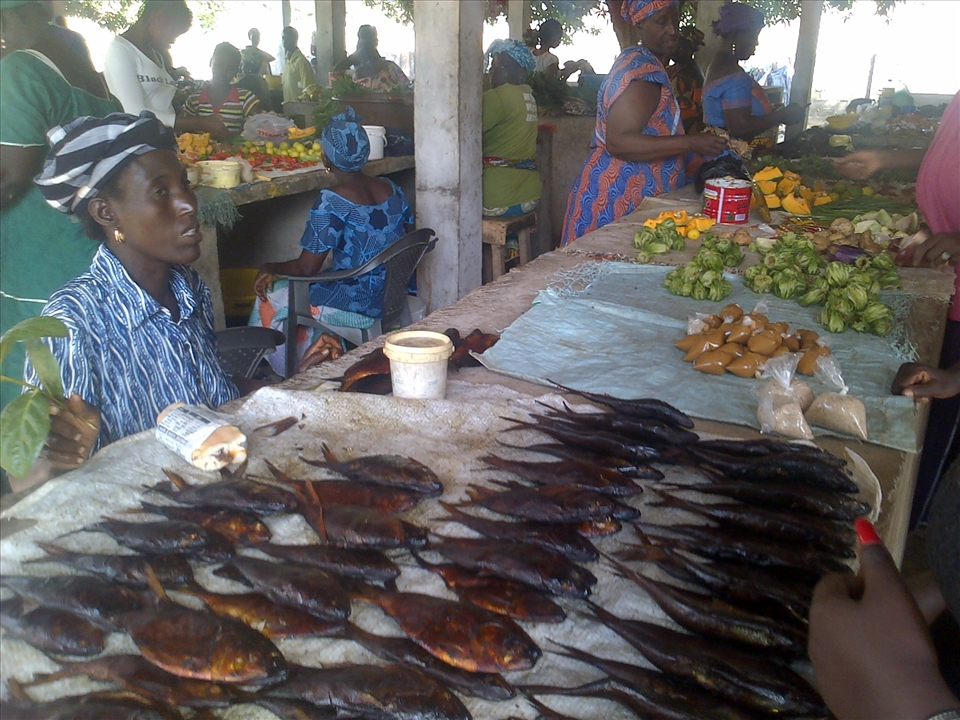 Market visit - smoked fish