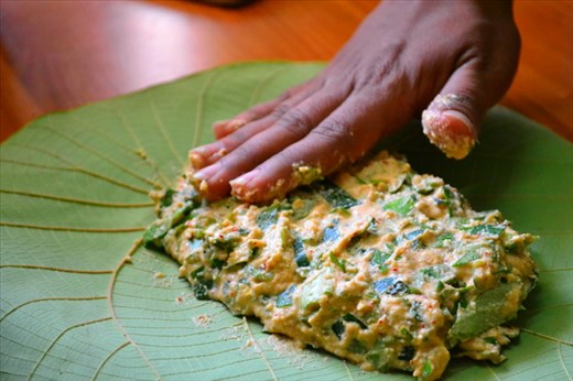 Patting down the mix