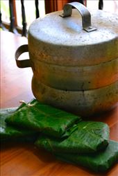 The traditional steamer and the stuffed packets ready to be steamed: by the_experiential_food_lover, Views[255]