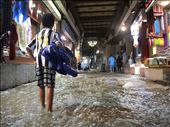 When Muttrah is raining, crossing the moment becomes difficult in the suq.: by the_heart_of_stories, Views[253]