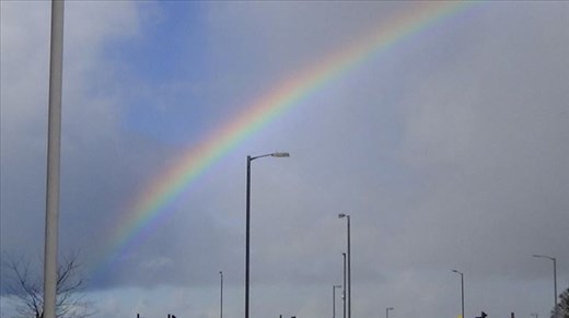 on a miserable day, something beautiful can come out of it 