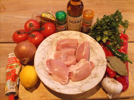 The ingredients posing for the camera!