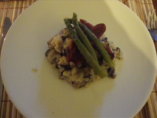 Asparagus and Shiitake Risotto Fernanda Style