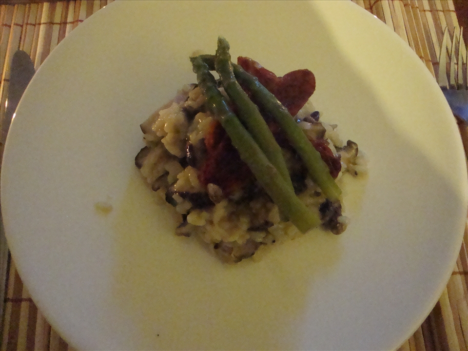 Asparagus and Shiitake Risotto Fernanda Style