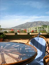 My host family and countless relatives escaped to their beach house in Malaga during the holidays. On this balcony, we spent nights drinking and feasting until the wee hours of the morning.  : by thefearlesspereles, Views[237]