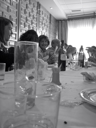 Here, we celebrate a 100th birthday of my host brother's great Aunt.  The Spanish culture taught me a lot about the importance of celebration and family.  