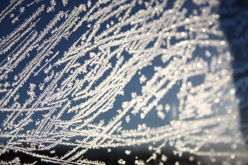 Magical Sky Dust - Frost from up top, Bolivia 