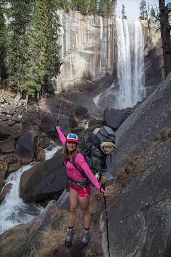 The waterfalls were gushing -- unlike last summer. 