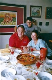 My uncle Tavi and the paella he made for my travel buddy Erika who was leaving: by thejourneyitself, Views[324]