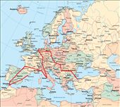 General outline of planned route. Subject to change without notice: by thekevman, Views[772]