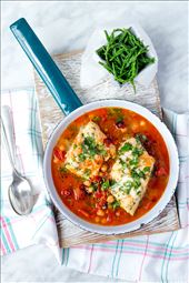 Basque cod one-pot - top down: by thekitchenalchemist, Views[247]