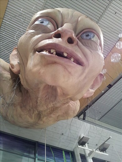 Hobbit fever in Welly airport