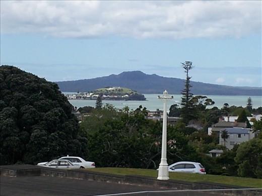 View of Rangitoto Island from Auckland