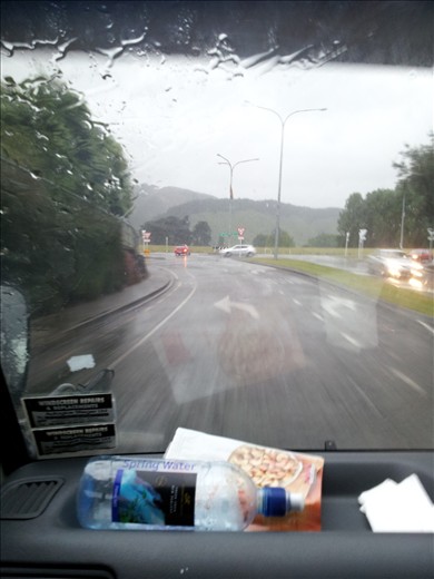 Not a welcoming view on the way to Zealander