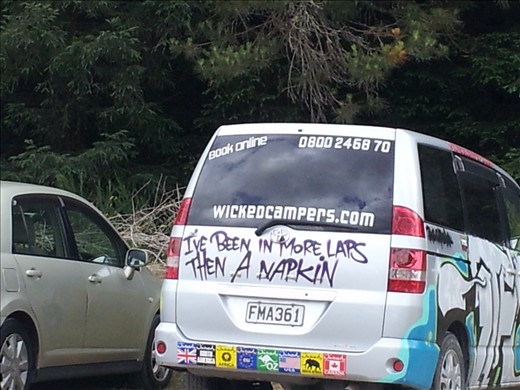 One of the infamous NZ campervan styles