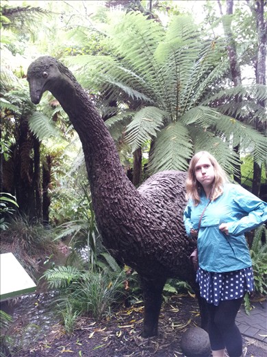 Extinct Moa sculpture