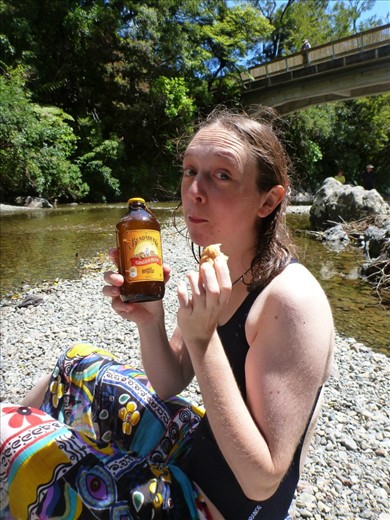 Perfect time for a picnic after a swim