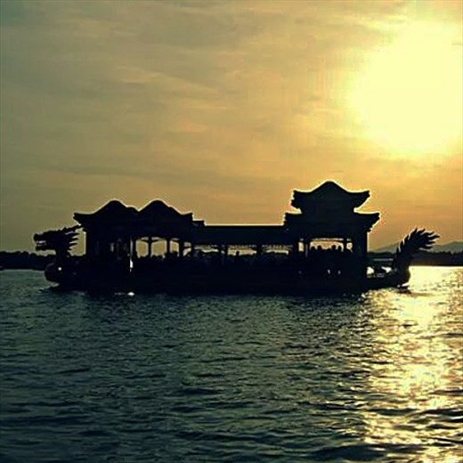 the summer palace at sunset, Beijing