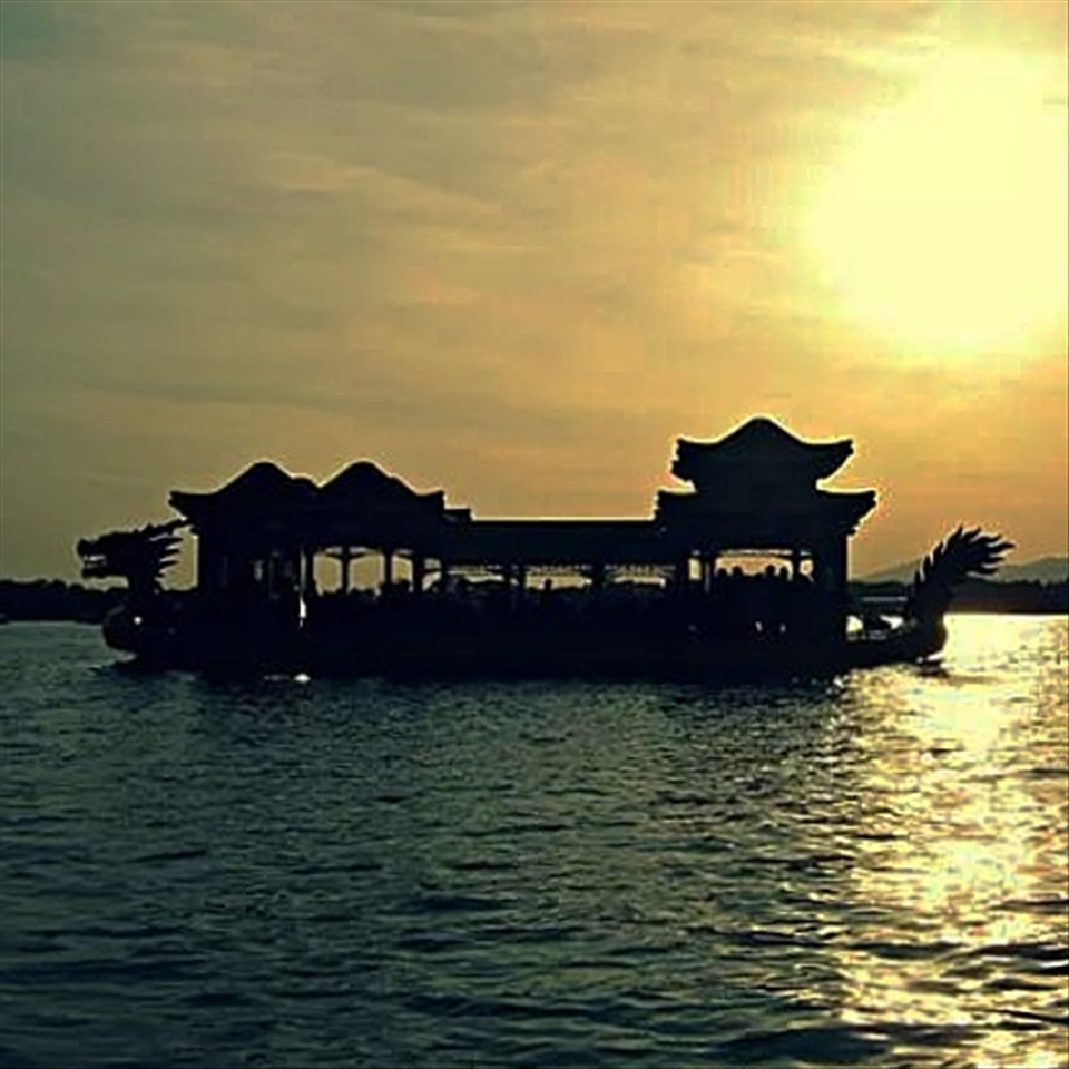 the summer palace at sunset, Beijing