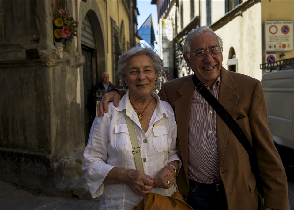 Couple in Cortona