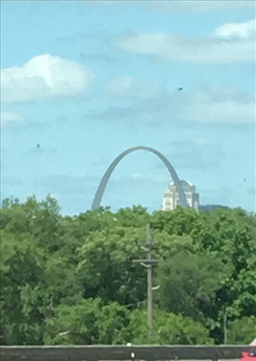 The arch in St. Louis