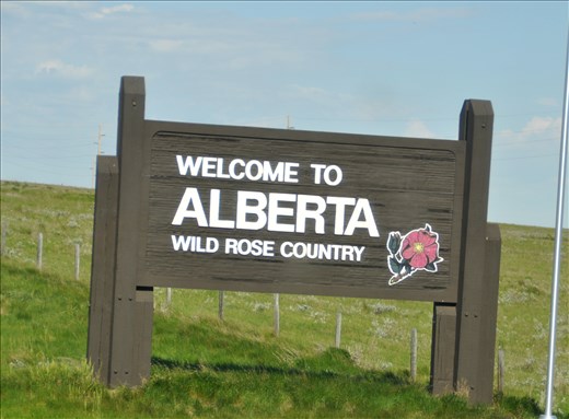 Going into Alberta Canada