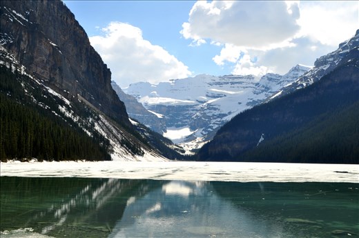 Lake Louise - look at the reflection in the water.