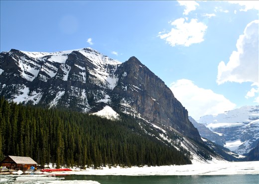Lake Louise - as you can tell the water is still partially frozen.