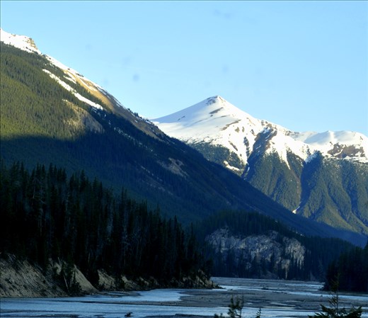 Sunrise on the mountains.
