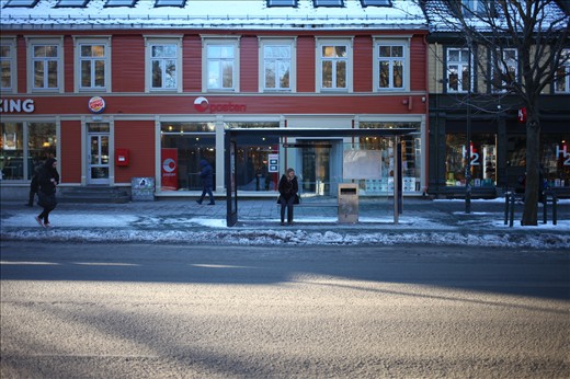 I went to Trondheim - Norway last winter to attend ISFiT - the International Student Festival in Trondheim. Nearly 450 students from 150 countries attended the festival. This was the typical street scene i saw during those 10 days: The temperature went down to -15C so the street got pretty empty but really peaceful. 