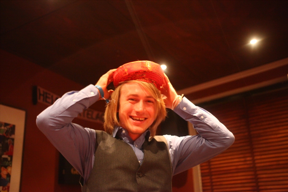 Tarjei, another workshop leader tried my 