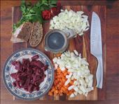 Cassoulet ingredients - cubed heart: by theprairiegirlspantry, Views[371]