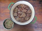 Layering beans and sausages: by theprairiegirlspantry, Views[278]