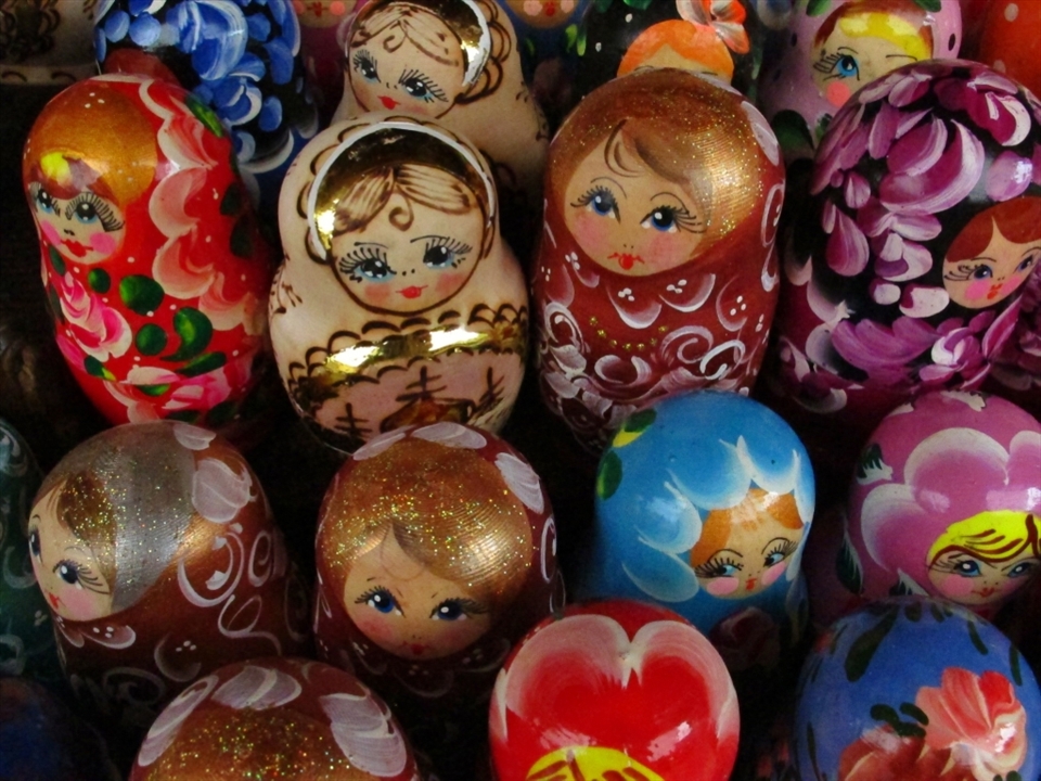 Flirtatious Russian Matryoshka.