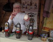Russian lady who has magic hands in creating those “Tri Bogatyrya” miniatures-three main characthers of a Russian folktale.: by thepursuitofhappyness, Views[447]
