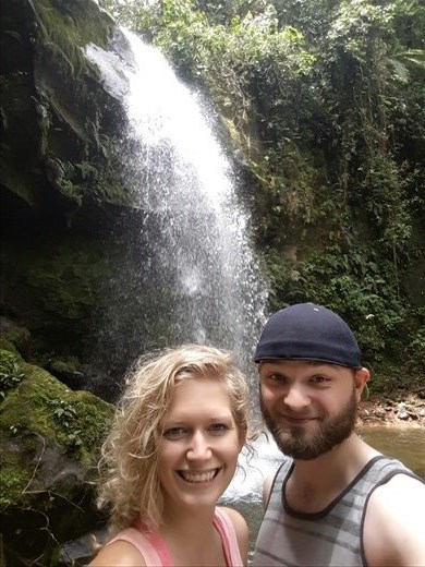 The third of the amazing falls we saw today!!