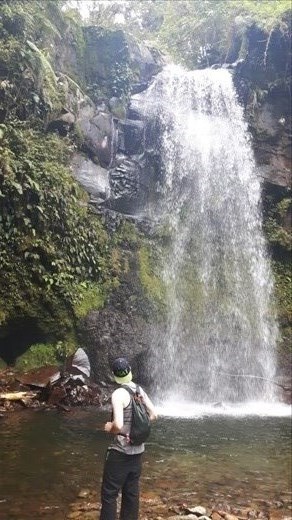 The second of the beautiful falls in Boquete.