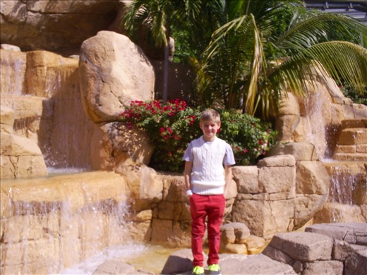 warm and sunny and very excited