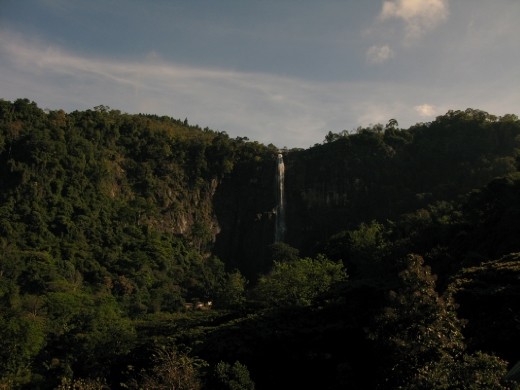 One of the many waterfalls along the way